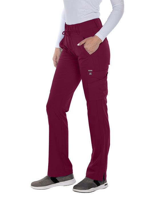 Grey's Anatomy Signature Olivia Female 6-Pocket Scrub Pants ⚡⚡⚡-25% OFF✨ | Wine