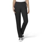 W123 WOMENS FLAT FRONT CARGO PANT | BLACK