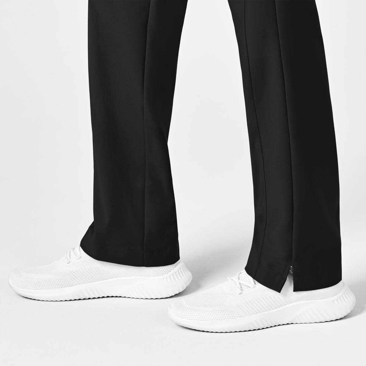 W123 WOMENS FLAT FRONT CARGO PANT | BLACK