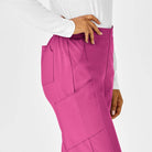 W123 WOMENS FLAT FRONT CARGO PANT | HOT PINK