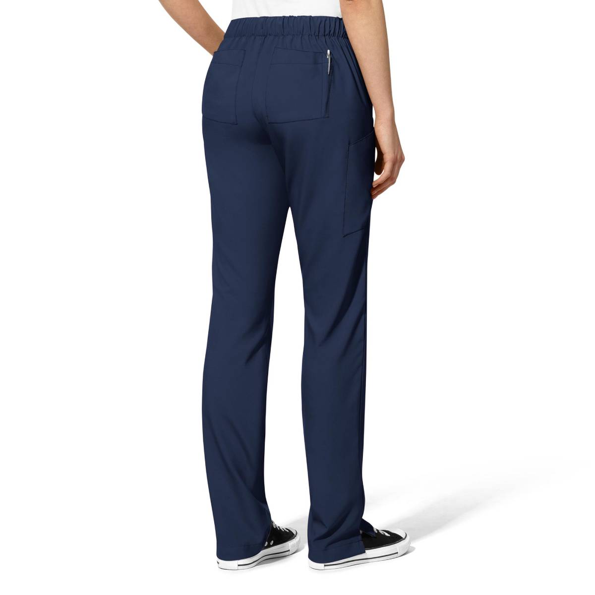 W123 WOMENS FLAT FRONT CARGO PANT | NAVY