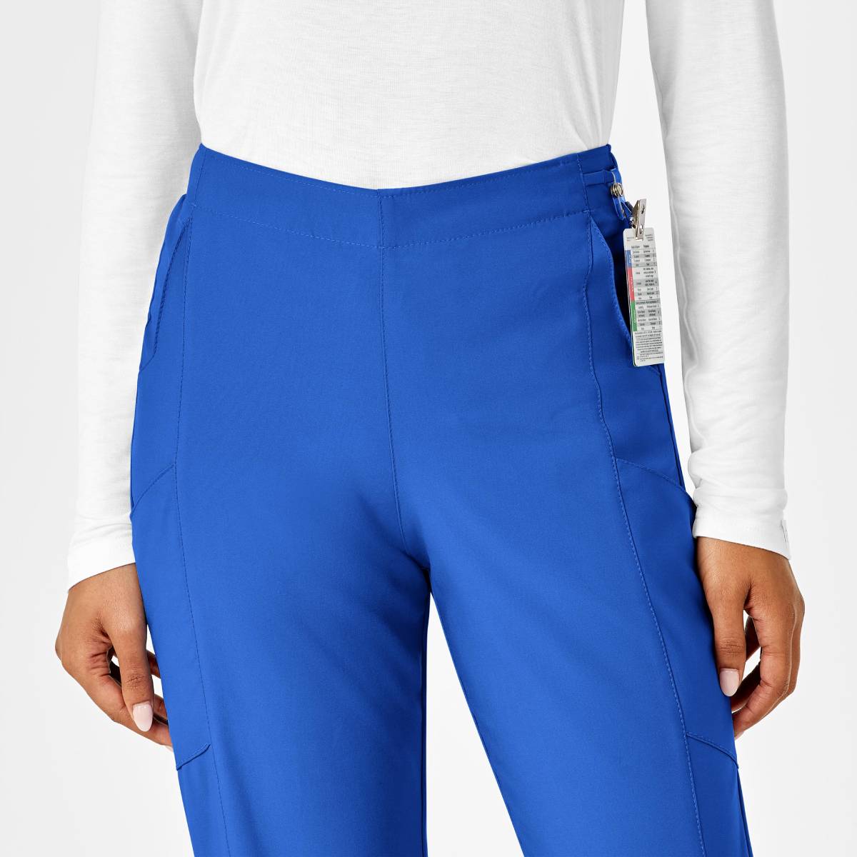 W123 WOMENS FLAT FRONT CARGO PANT | ROYAL BLUE