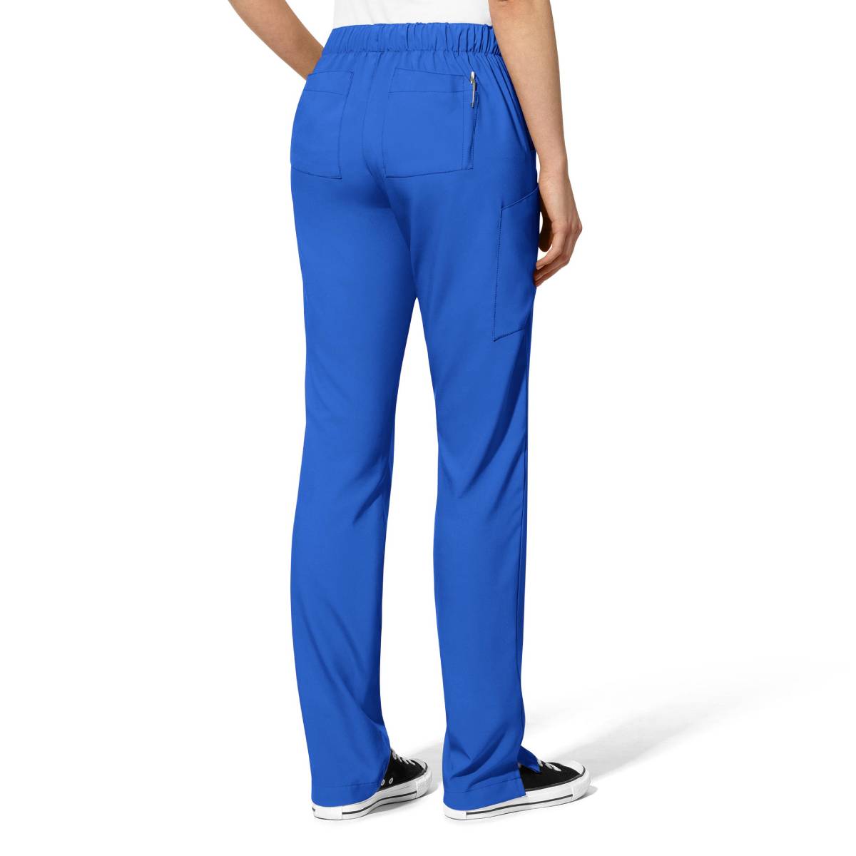 W123 WOMENS FLAT FRONT CARGO PANT | ROYAL BLUE