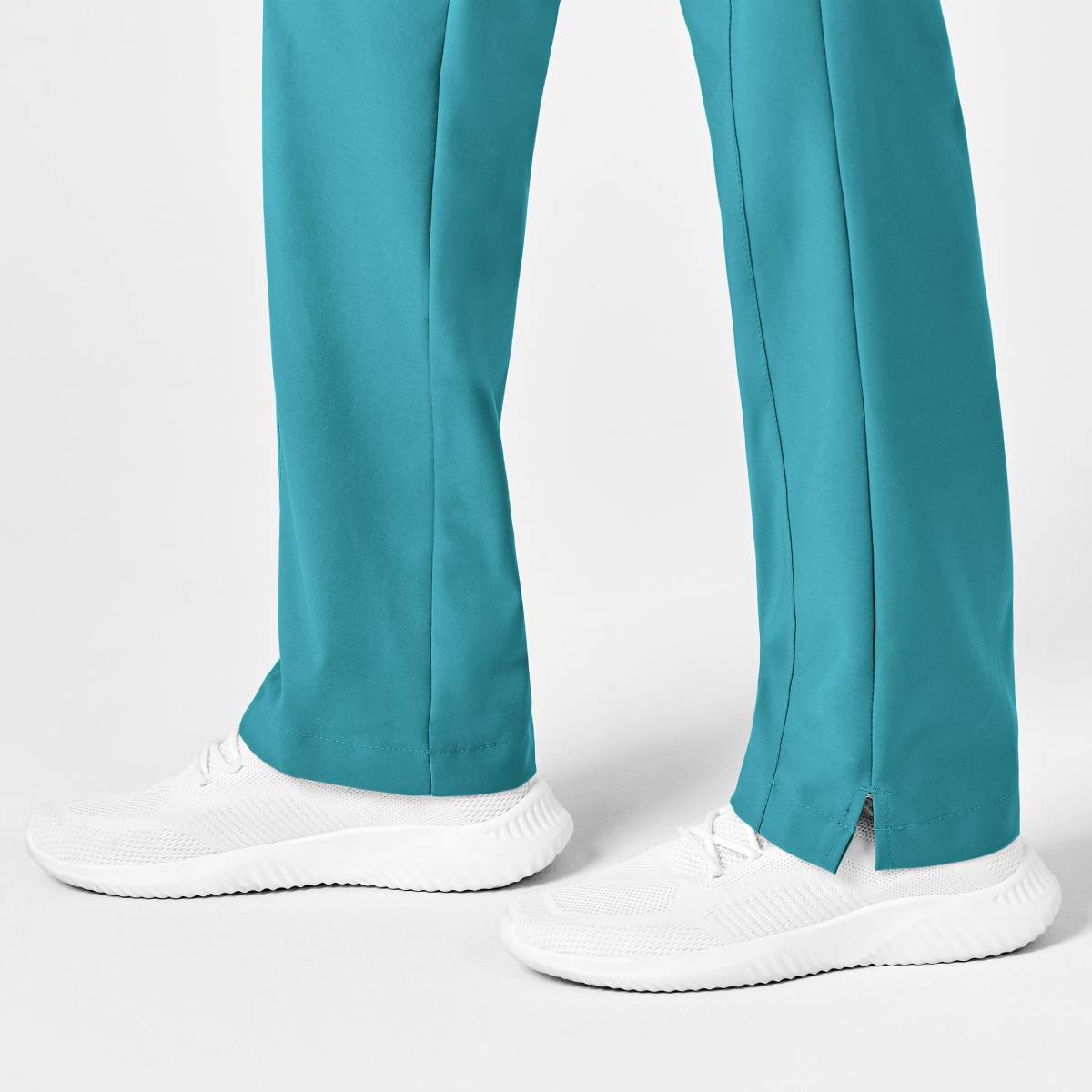 W123 WOMENS FLAT FRONT CARGO PANT | Teal