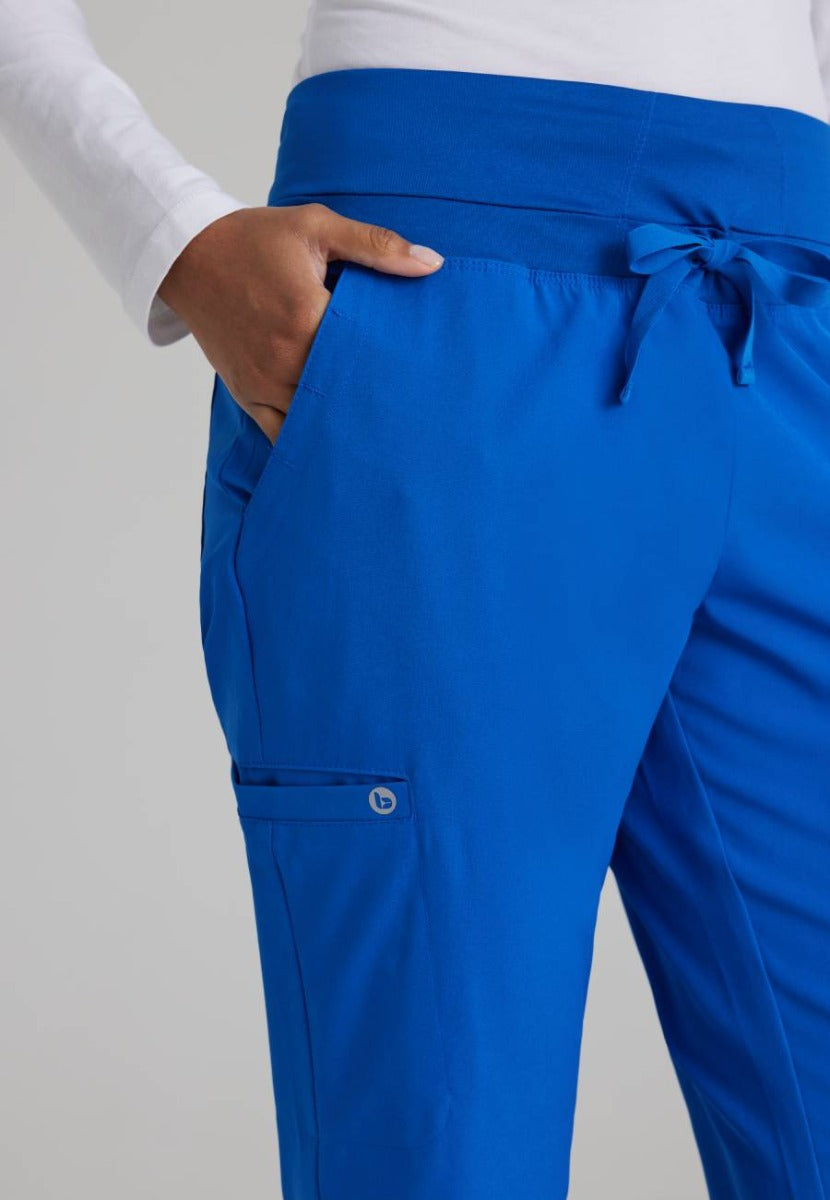 Barco One Female 5 Pocket Knitwaist Cargo Trousers  | New Royal