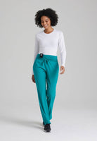 Barco One Female 5 Pocket Knitwaist Cargo Trousers  | Teal