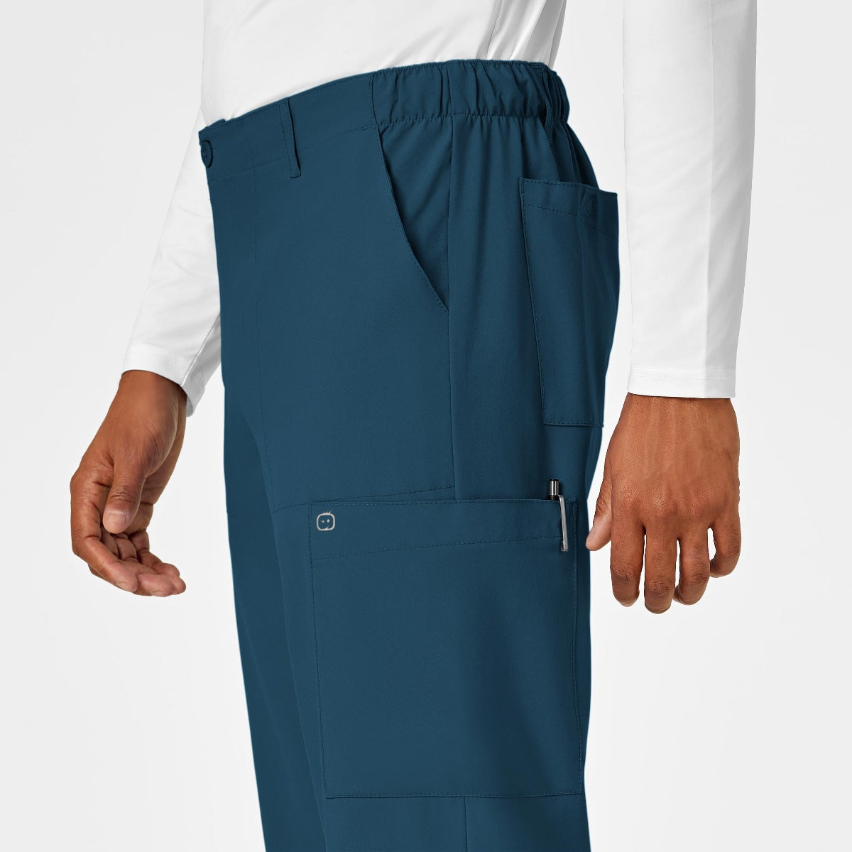 W123 MEN'S FLAT FRONT CARGO PANTS - CARIBBEAN  | Bahama