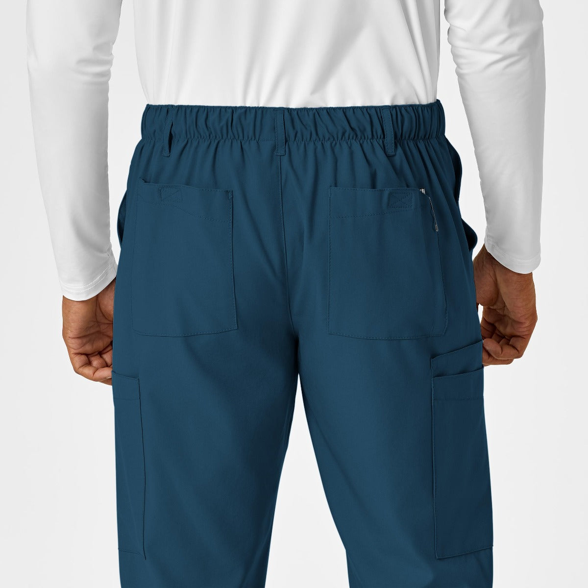 W123 MEN'S FLAT FRONT CARGO PANTS - CARIBBEAN  | Bahama