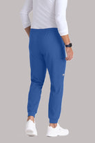 Skecher's Men's Jogger Scrub Pant with Drawstring Elastic Waistband and Cargo Pocket | New Royal