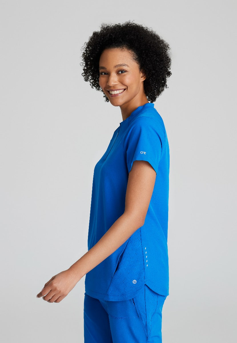 BARCO ONE FLUX FEMALE SCRUB TOP  | New Royal