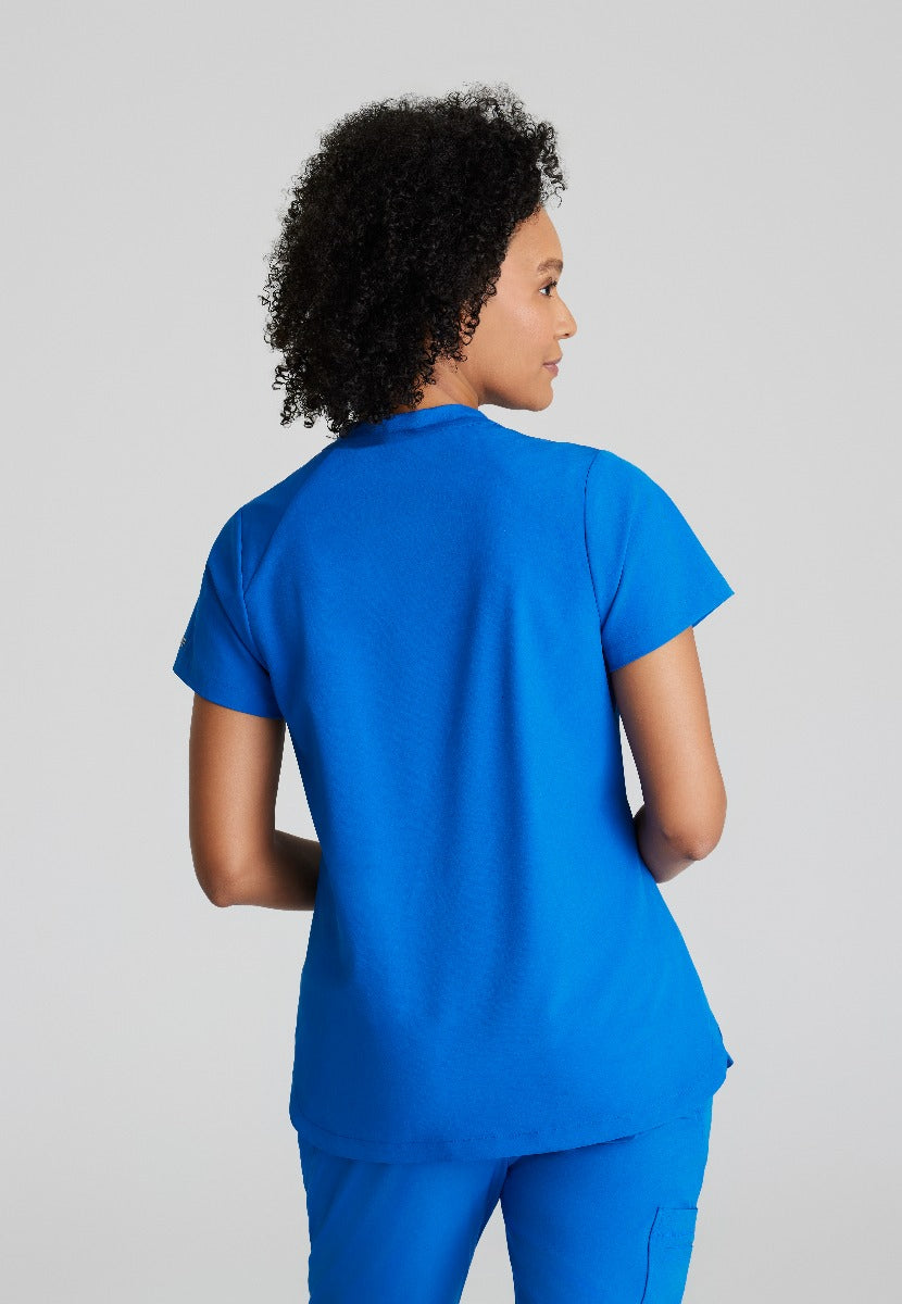 BARCO ONE FLUX FEMALE SCRUB TOP  | New Royal