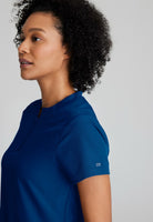 BARCO ONE FLUX FEMALE SCRUB TOP  | NAVY