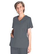 Barco Budget  Female V-Neck Scrub Top ⚡⚡⚡-80% OFF✨ |  GRANITE