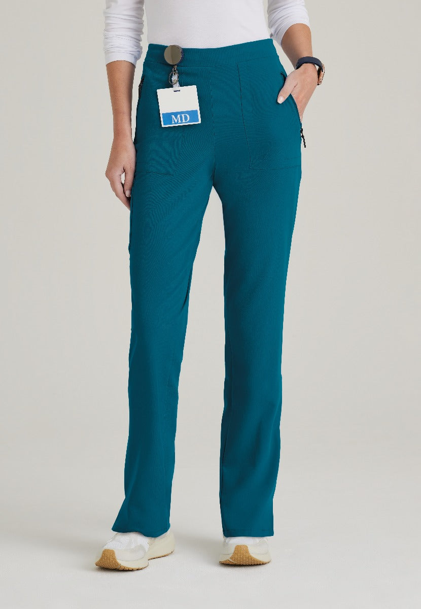 Barco Unify 5-Pocket Slim Leg Scrub  Pant | Bahama