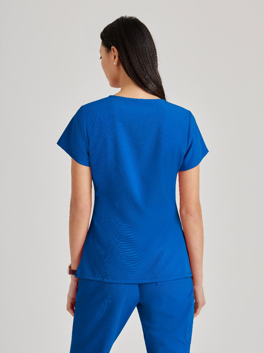 Barco Unify 4-Pocket V-Neck Scrub Top | ROYAL BLUE