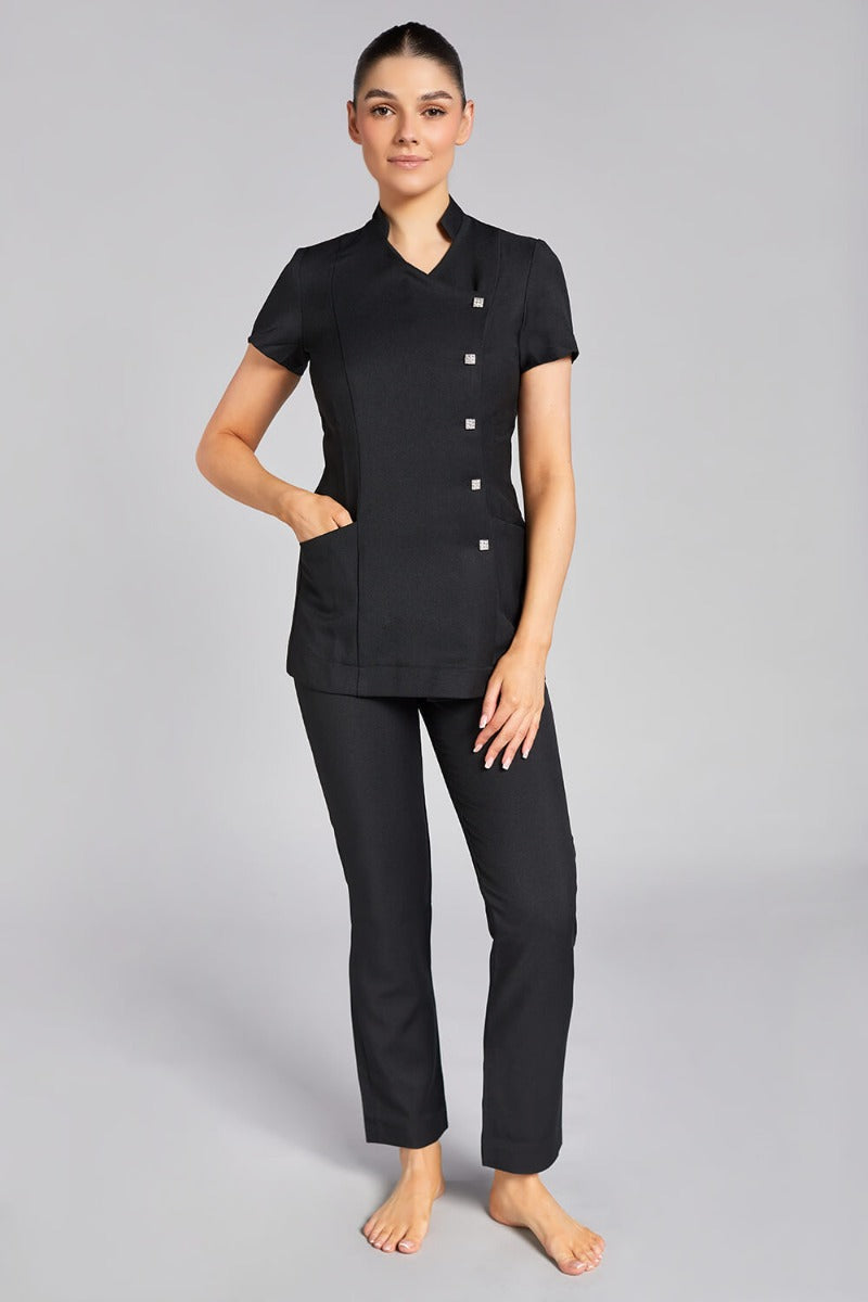 LILI SALON TUNIC | BLACK