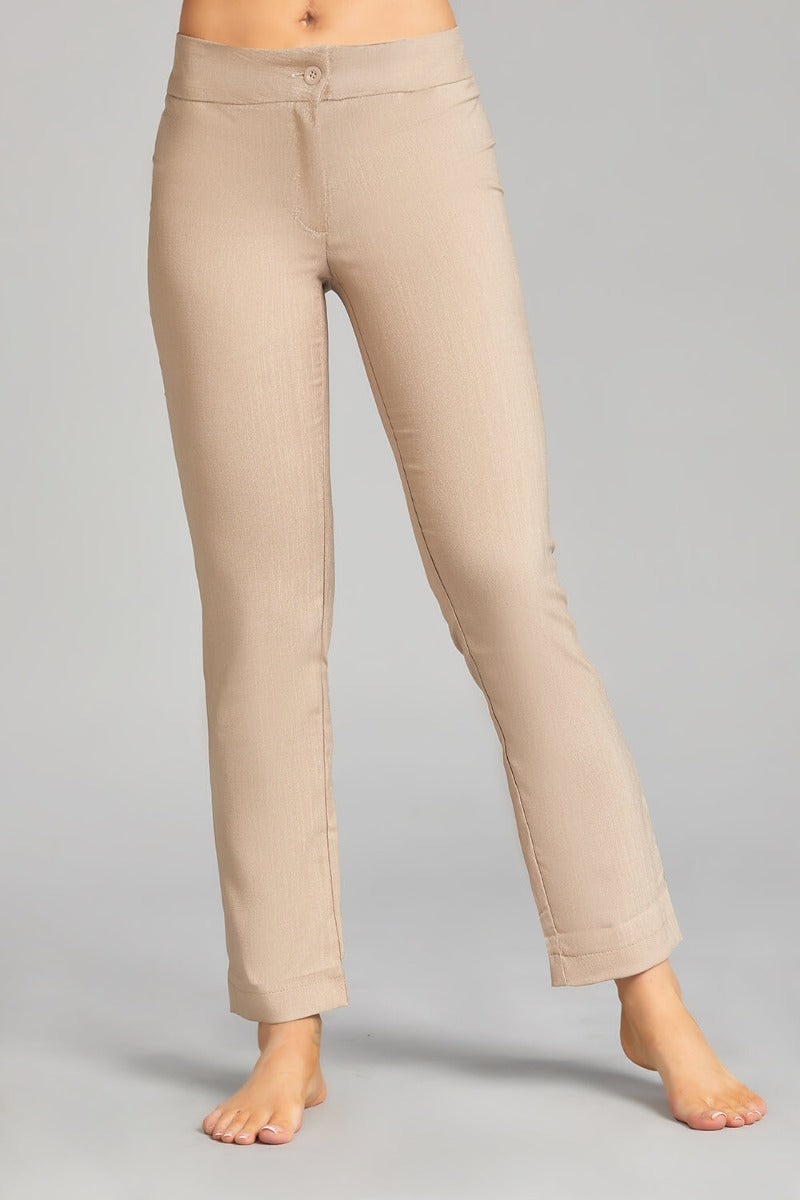 CLASSIC TROUSERS | BEIGE LINEN