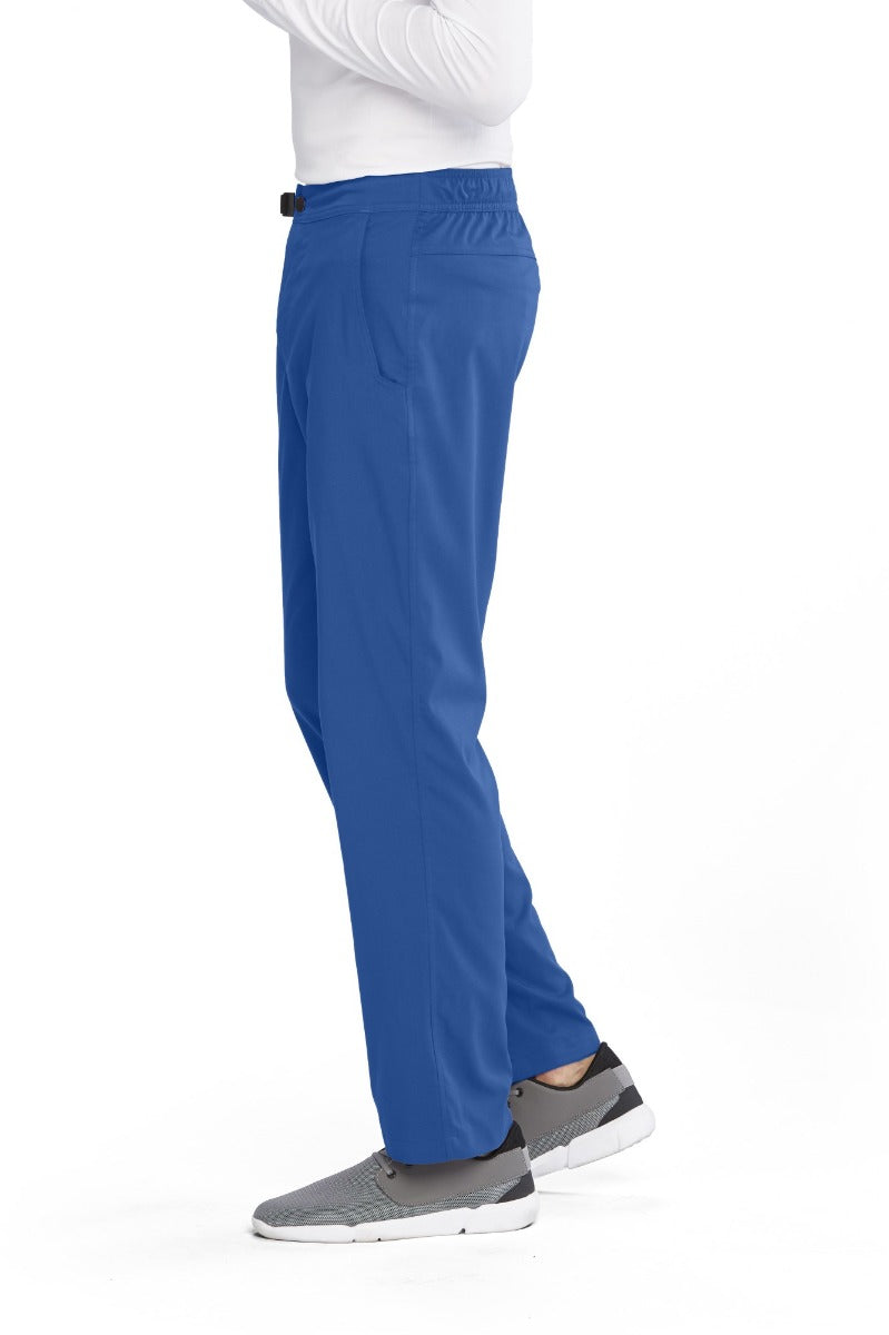 Grey's Anatomy Spandex Stretch Male 4 Pocket Cargo Scrub Pants | New Royal