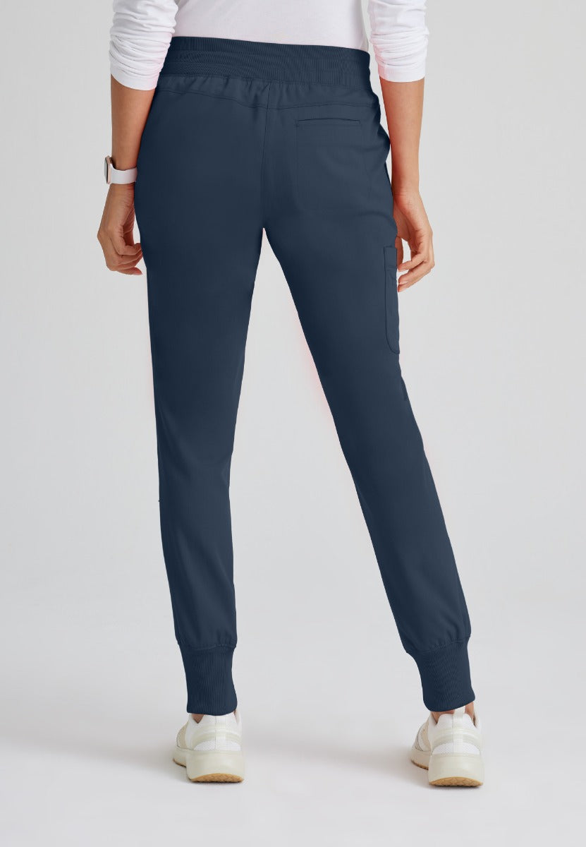 Grey's Anatomy Eden Women's 5-Pocket Cargo Jogger Scrub Pant  | Steel