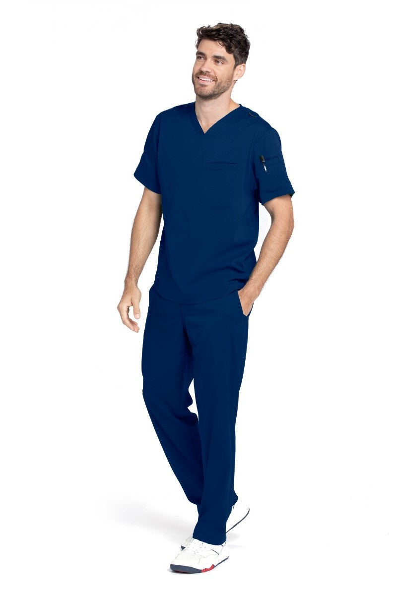 Grey's Anatomy Spandex Stretch Male 4 Pocket Cargo Scrub Pants | NAVY