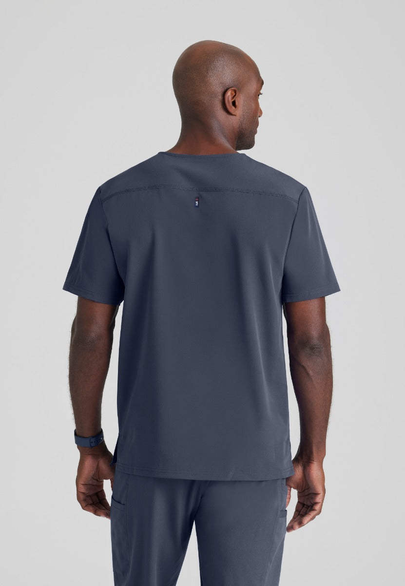 GRST079 Grey's Anatomy Spandex-Stretch Murphy Top | STEEL GREY