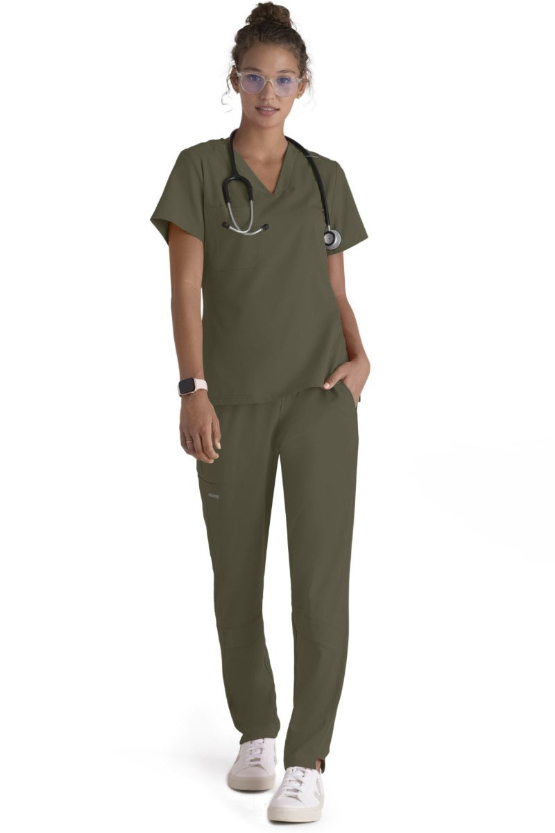 Grey's Anatomy Bree Tuck-in Scrub Top  | OLIVE