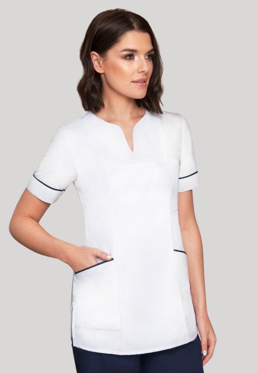 Light-weight fitted nurse scrub