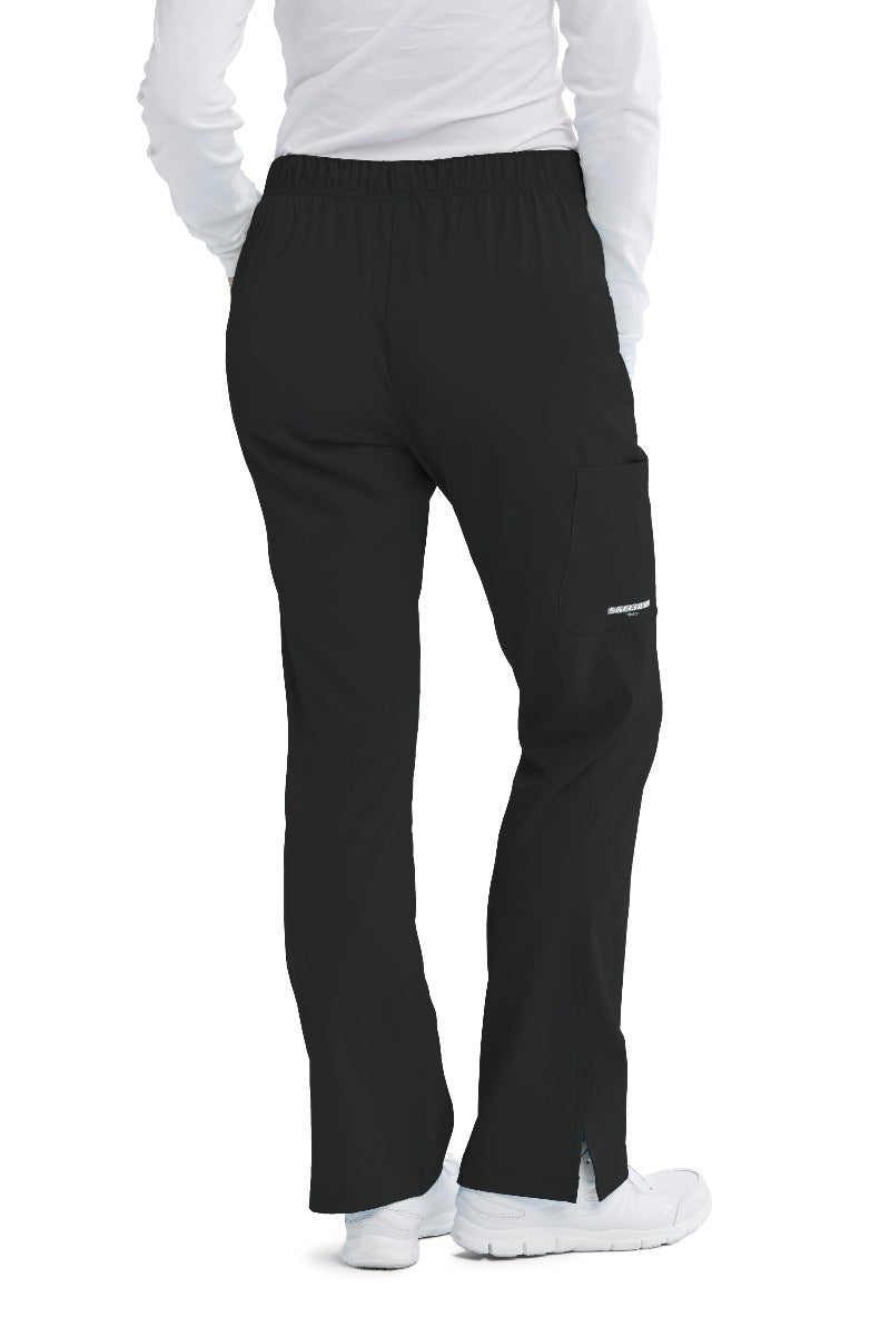 SKECHERS RELIANCE 3-POCKET FLAT FRONT PANTS  | BLACK