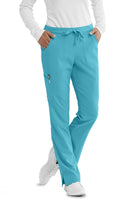 SKECHERS RELIANCE 3-POCKET FLAT FRONT PANTS  | TURQUOISE