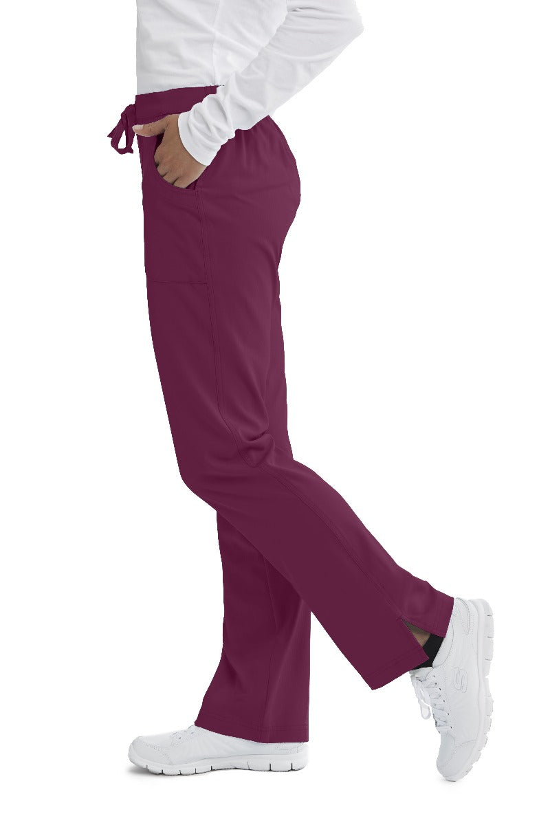 SKECHERS RELIANCE 3-POCKET FLAT FRONT PANTS  | Wine