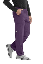 SKECHERS MALE STRUCTURE 4 POCKET ELASTIC WAISTBAND PANT | Eggplant