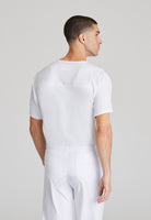 SKECHERS MALE STRUCTURE V-NECK TOP | WHITE