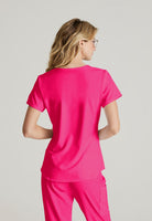 SKECHERS BREEZE 3-POCKET SHAPED HEM TOP | VIBRANCE PINK